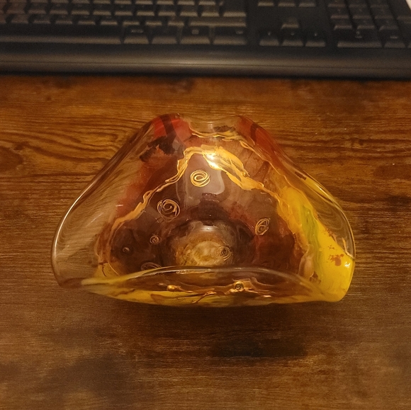 Vintage retro MCM glass art - Picture 2 of 5